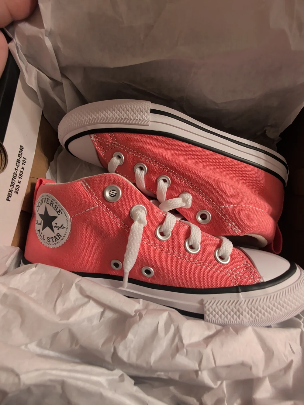 Converse Kids Coral Pink Chuck Taylor All Star Kids Size 1 New